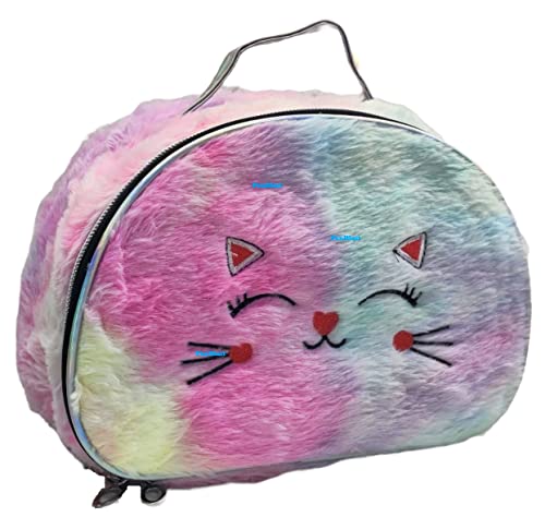 FunBlast Soft Makeup Bag for Women & Girls - Lightweight Cosmetic Pouch for Travel, Gym, School & Daily Use - Waterproof Multicolor Organizer (Light Multicolor) - Perfect for Makeup, Toiletries & Accessories Storage