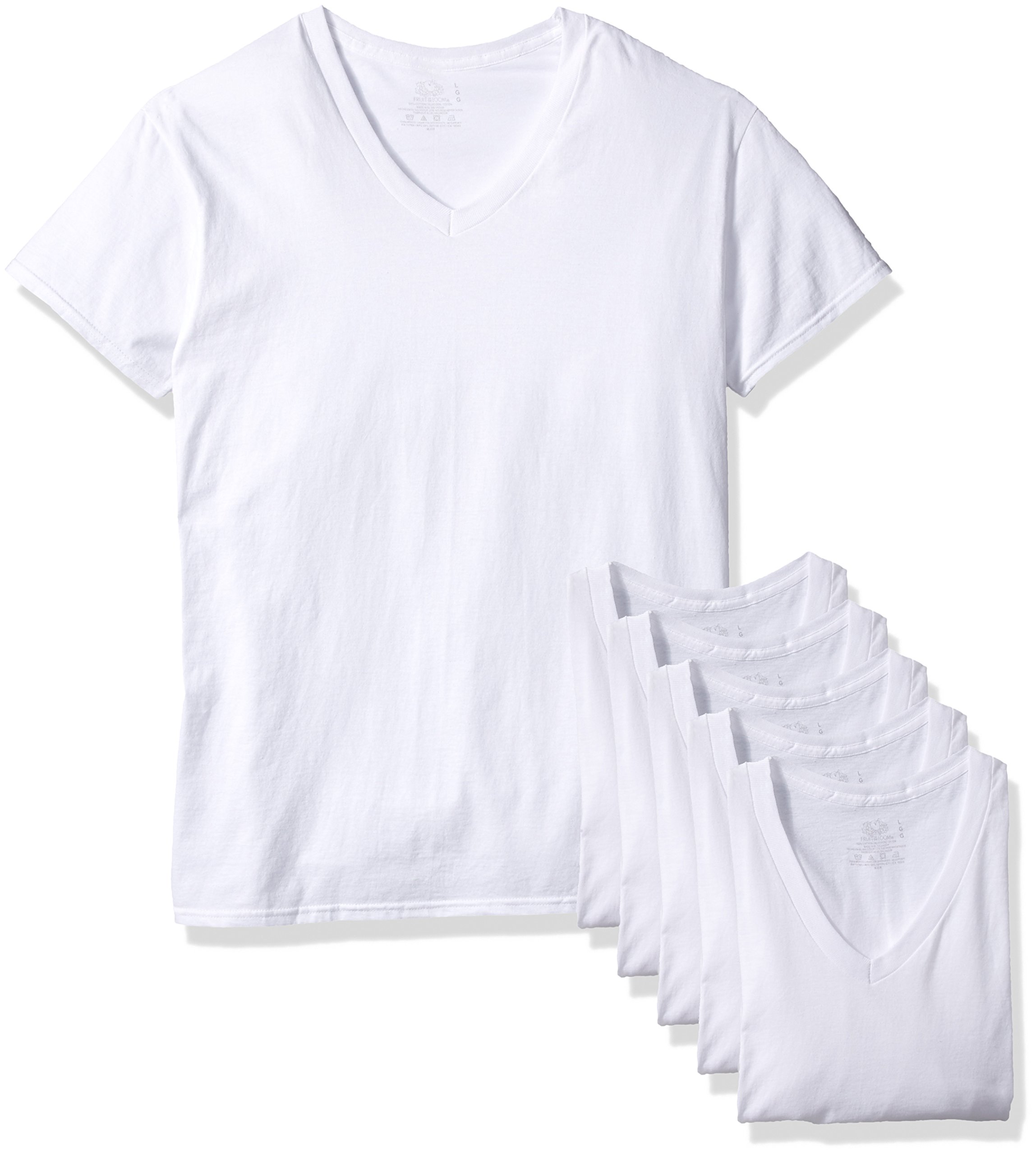 Fruit of the Loom Men's Classic Cotton T-Shirt - Soft Comfort Fit Crewneck Tee for Casual Wear, Gym & Everyday Use