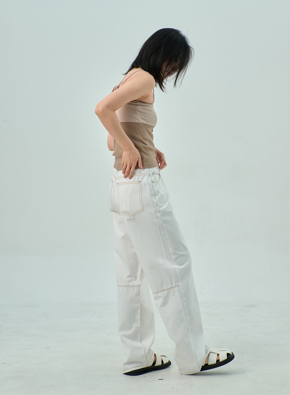 Stylish Women's Button Thin Strap Top OY315 - Casual Summer Blouse for Beach Outings & Date Nights