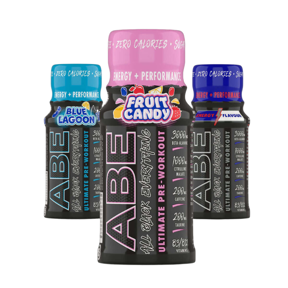 Applied Nutrition ABE Shot Energy Drink - 12x60ml Bottles for Workout, Gym & Focus | Pre-Workout Boost & Mental Clarity