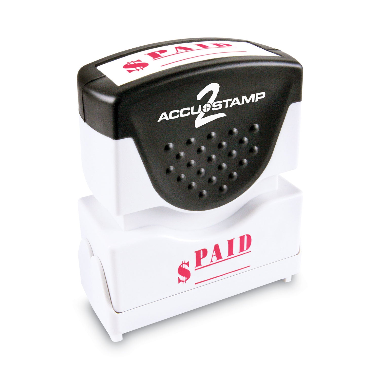 ACCUSTAMP2® Pre-Inked Shutter Stamp - Red Ink, PAID, 1.63