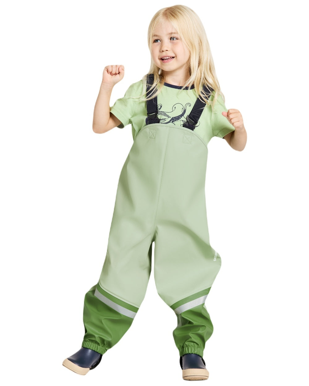 Didriksons Kids Waterman Rain Set 11 - Waterproof Rain Jacket & Pants for Boys & Girls - Outdoor Play, School & Rainy Day Activities