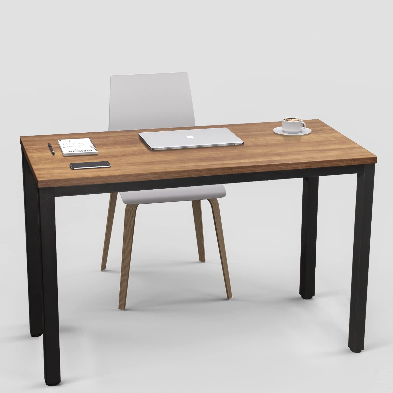 48 Inch Modern Computer Desk for Home Office - Sturdy & Sleek Workstation for Writing, Studying, Dining | Perfect for Small Spaces, Remote Work & Gaming Setup