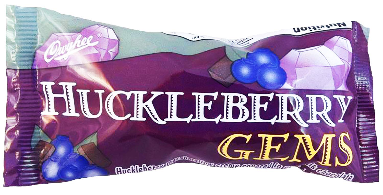 Premium Owyhee Idaho Huckleberry Chocolate Candy Bars - 18 Count Pack | Delicious Natural Berry Flavor | Perfect for Gifts, Snacking & Dessert Toppings