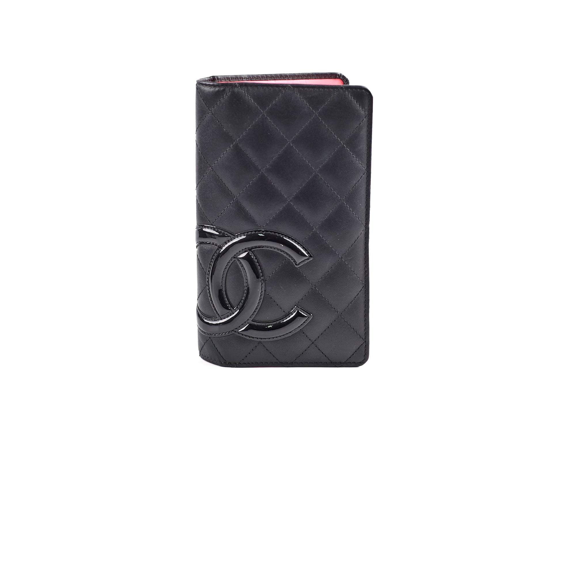 Chanel Cambon Long Flap Wallet in Calfskin Leather - Black & Pink for Women | Luxury Designer Handbag for Everyday Use & Special Occasions