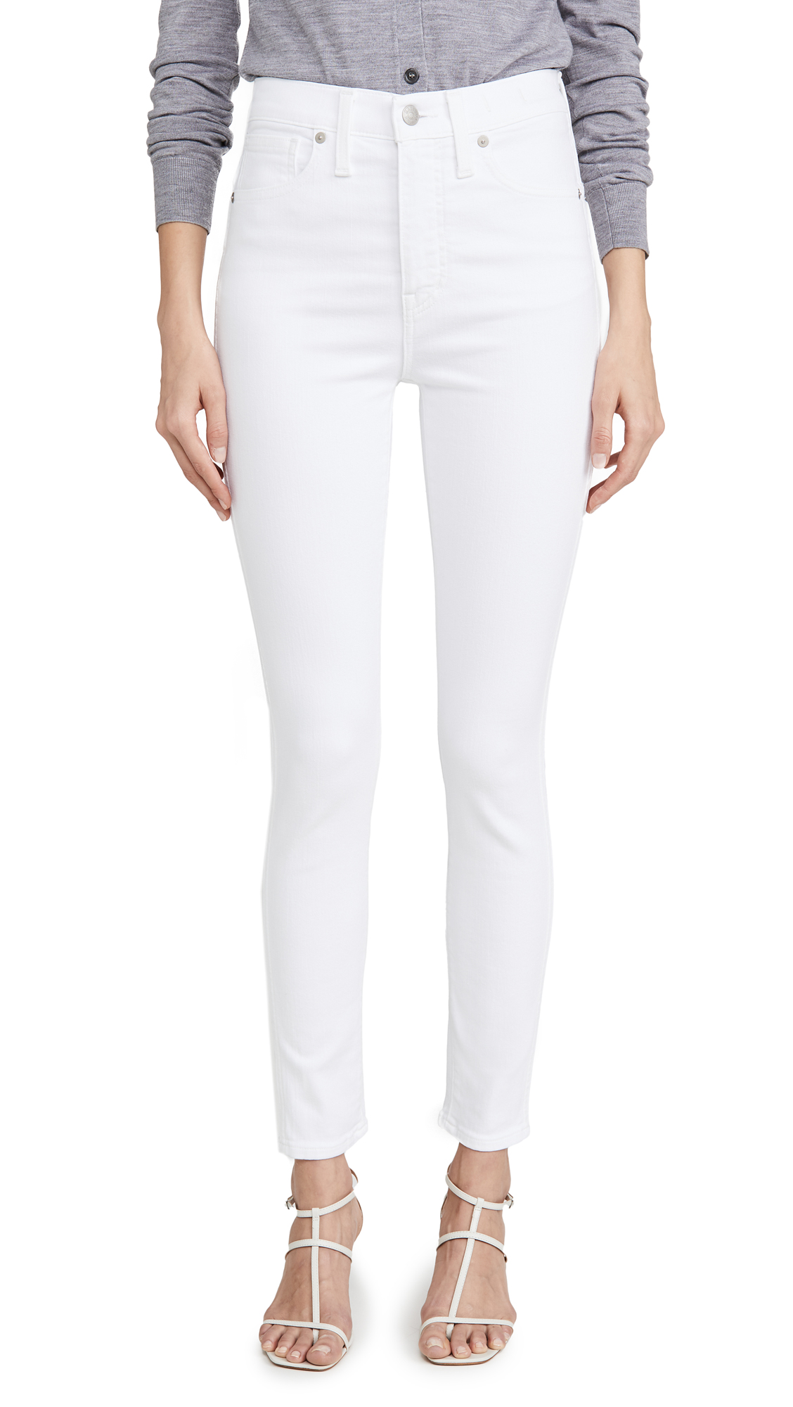 Madewell Women's 10'' High Rise Skinny Jeans - Slim Fit Stretch Denim Pants for Everyday Comfort | Perfect for Work, Casual Outfits & Weekend Wear