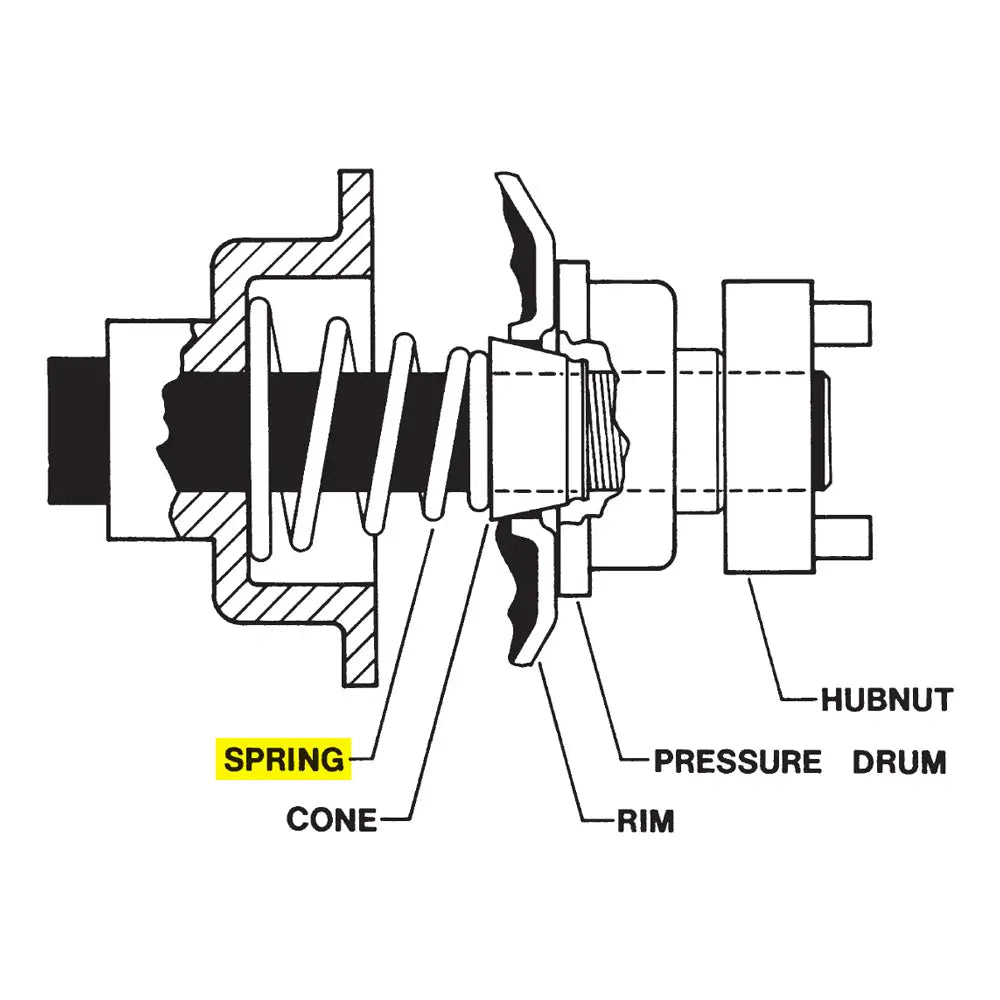 High-Quality OEM Back Cone Spring for 6401/6450 HD Balancer - Replacement Part 8308639 - Perfect for Heavy-Duty Equipment Maintenance & Repair