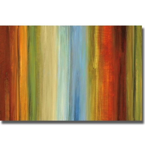 Max Hansen Wavelength II Premium Stretched Canvas Wall Art - Ready to Hang Modern Abstract Painting for Living Room, Bedroom & Office Decor