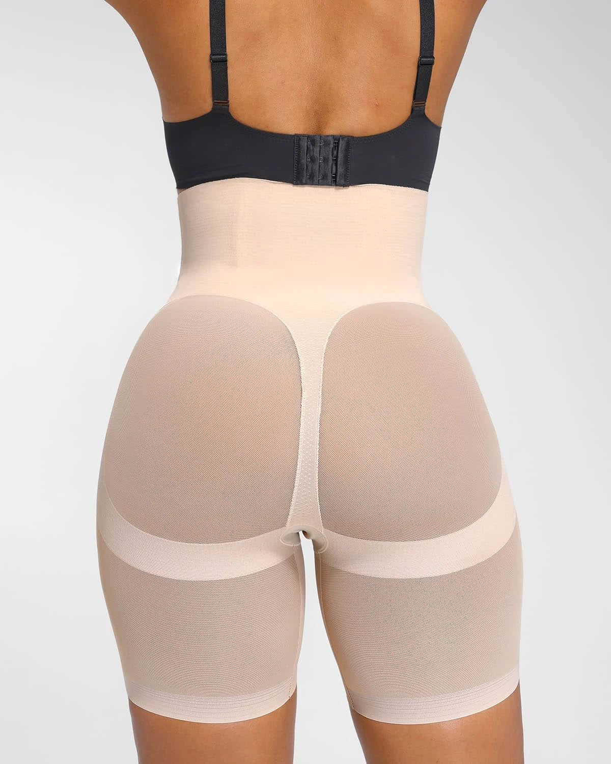 AirSlim® Mesh Smooth Butt Lifting Shorts for Women - High Waist Tummy Control Shapewear - Comfortable & Breathable for Workout, Yoga & Everyday Wear