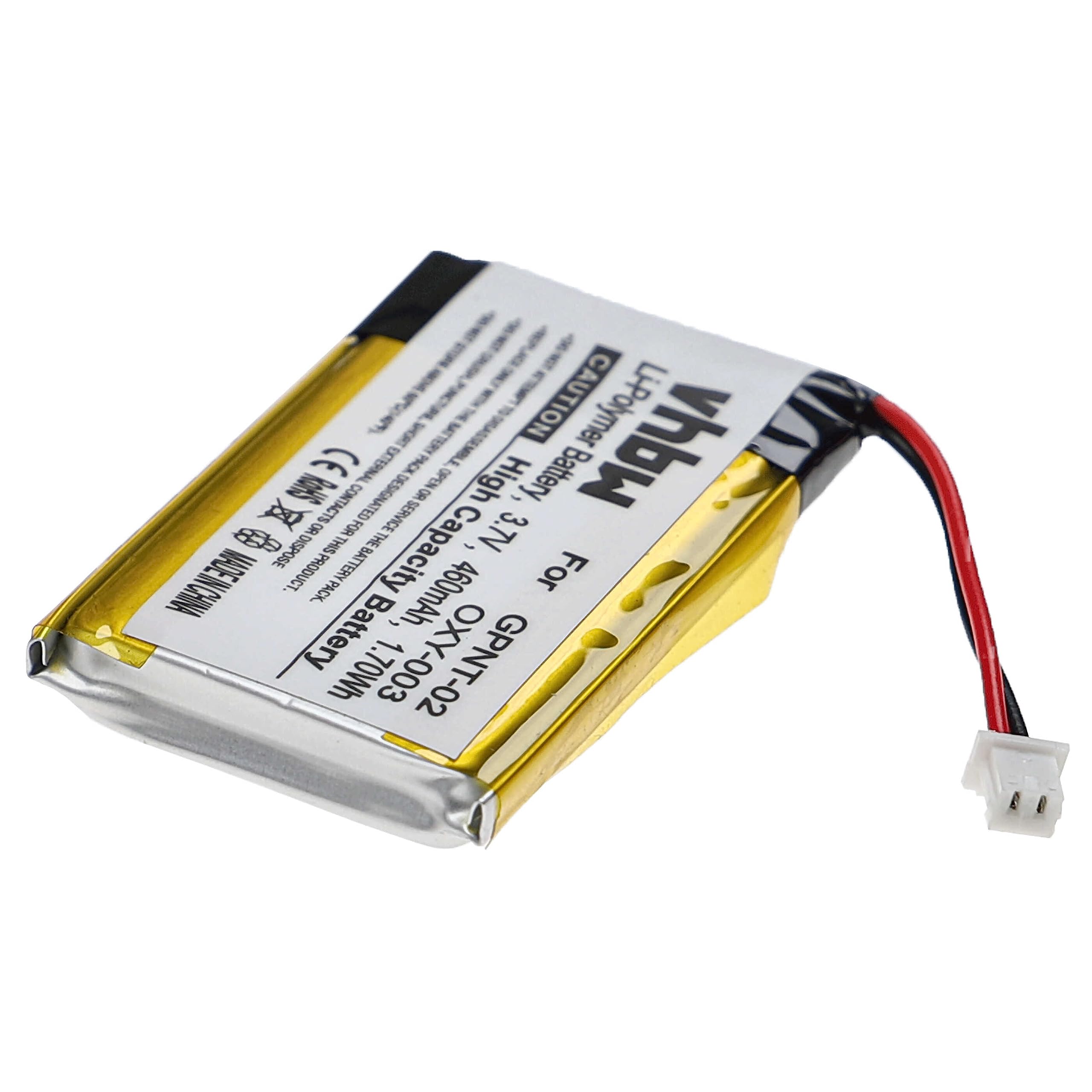 Replacement Li-Polymer Battery for Nintendo Gameboy Micro (GBM) Console - Compatible with OXY-001, OXY-003, GPNT-02 Models - 460mAh 3.7V Power Supply - Perfect for Gaming On The Go & Console Restoration Projects