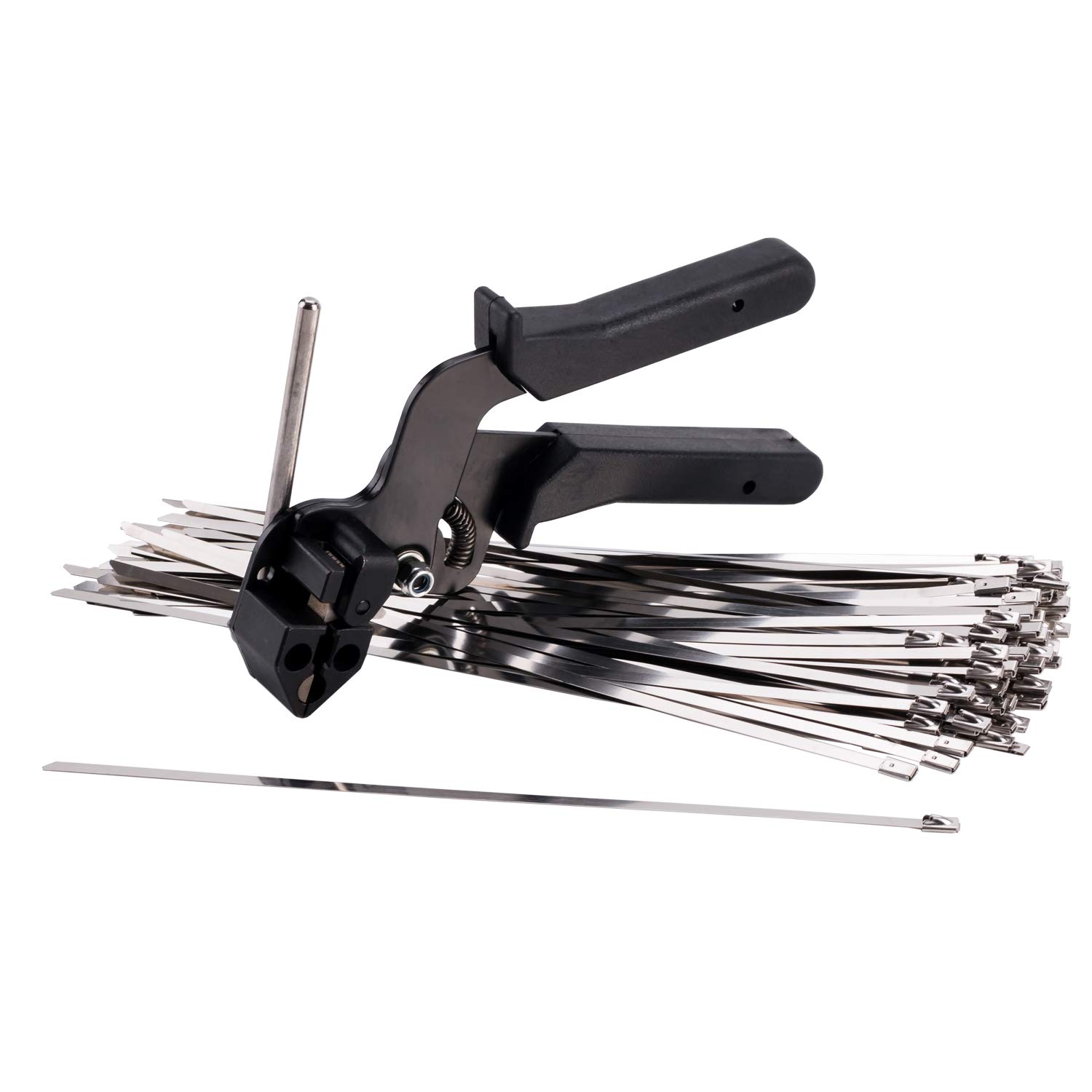 TR TOOLROCK Stainless Steel Cable Tie Gun with 200pcs 11.8