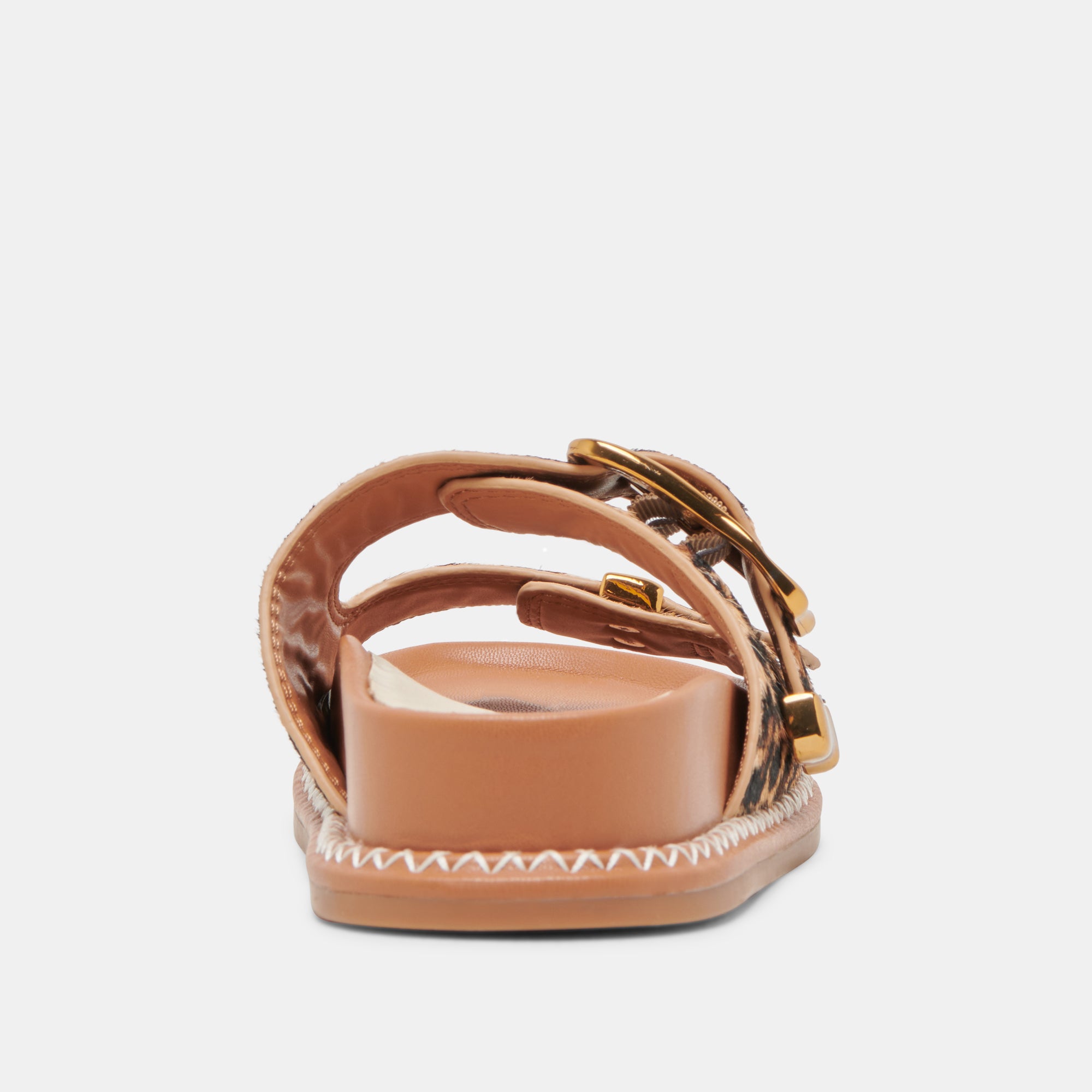SEVANA Women's DK Leopard Calf Hair Sandals - Stylish & Comfortable Summer Shoes for Beach, Pool, and Casual Outings