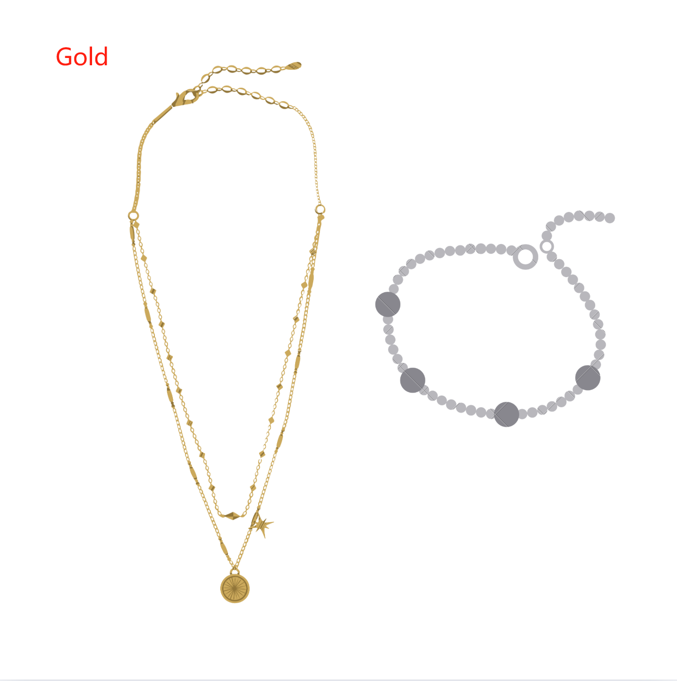 Elegant Necklace & Bracelet Set for Women - Sterling Silver Jewelry Gift for Her - Perfect for Weddings, Anniversaries & Special Occasions