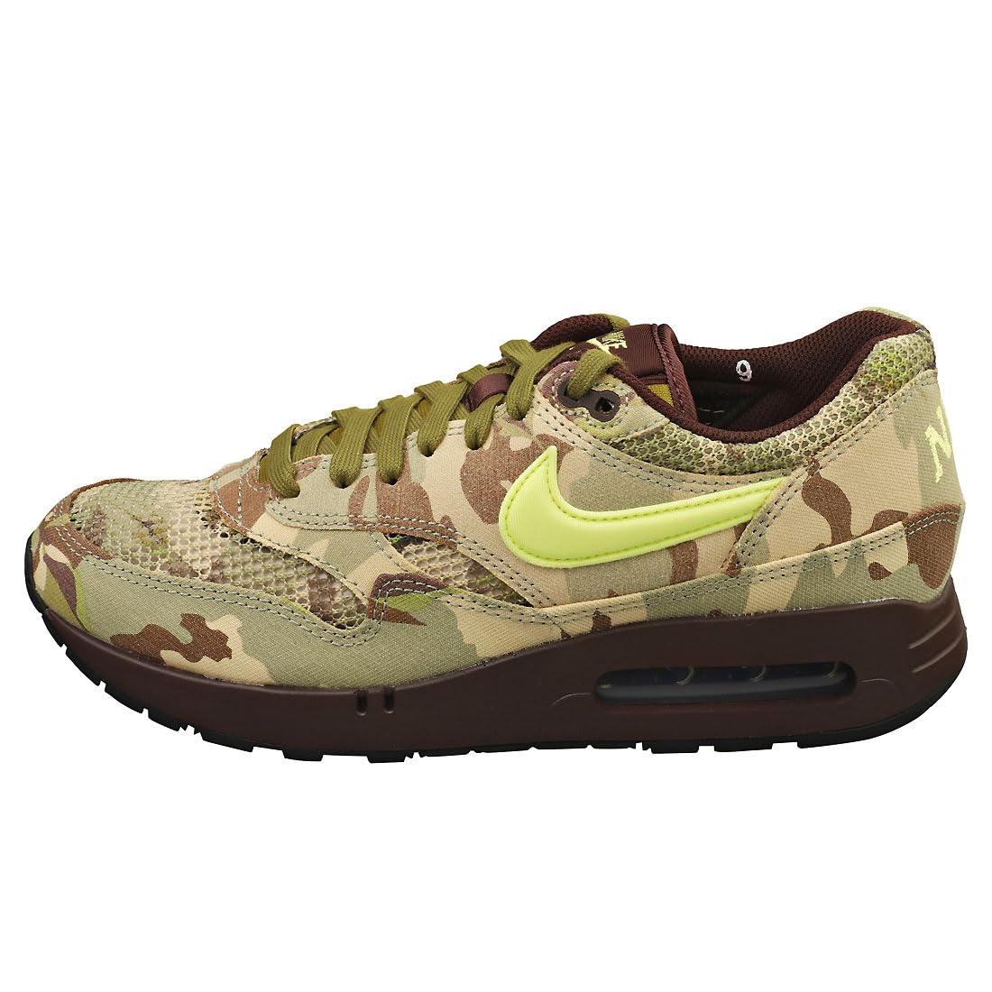 Nike Air Max 270 BT Men's Running Shoes (FN8358-200) - Earth/Oil Green/Black/Light Lemon Twist - Size 9 - Comfortable Cushioned Sneakers for Jogging, Gym Workouts & Casual Wear