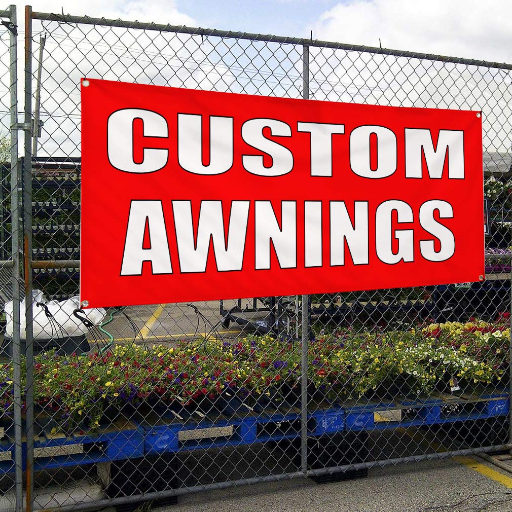 Custom Vinyl Banner 48x96 Inches - Weatherproof Outdoor Sign with 8 Grommets for Business, Home Remodeling, Yard & Industrial Use | Multiple Sizes Available