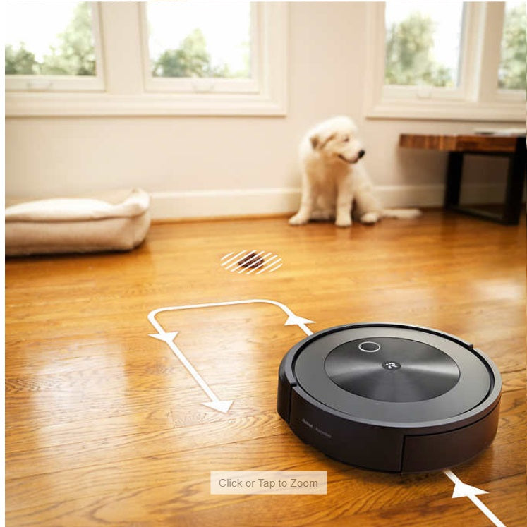 iRobot Roomba j8+ (8550) Wi-Fi Connected Self-Emptying Robot Vacuum - Brand New (Damaged Box) - Smart Home Cleaning for Hardwood Floors & Carpets