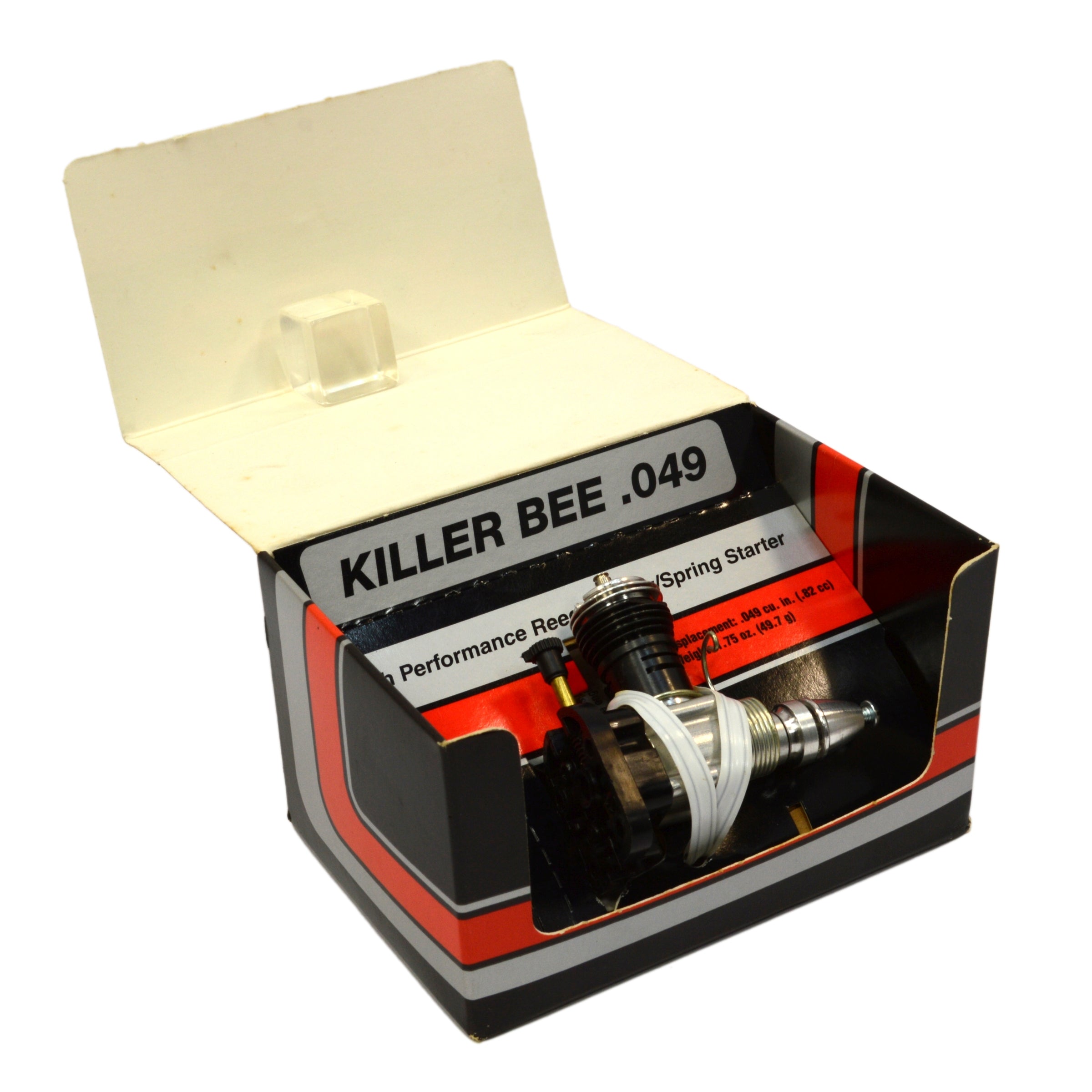 New in Box COX Killer Bee .049 Engine with Spring Starter #340 for Model Airplanes - Perfect for RC Aircraft Hobbyists and Beginners