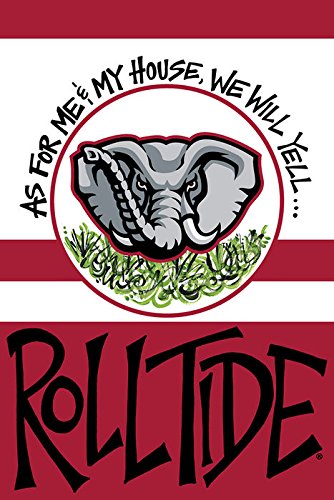 Magnolia Lane Collegiate Garden Flag - Alabama House Decor for Outdoor & Indoor Use - Perfect for Porch, Yard, and College Dorm Room Decorations