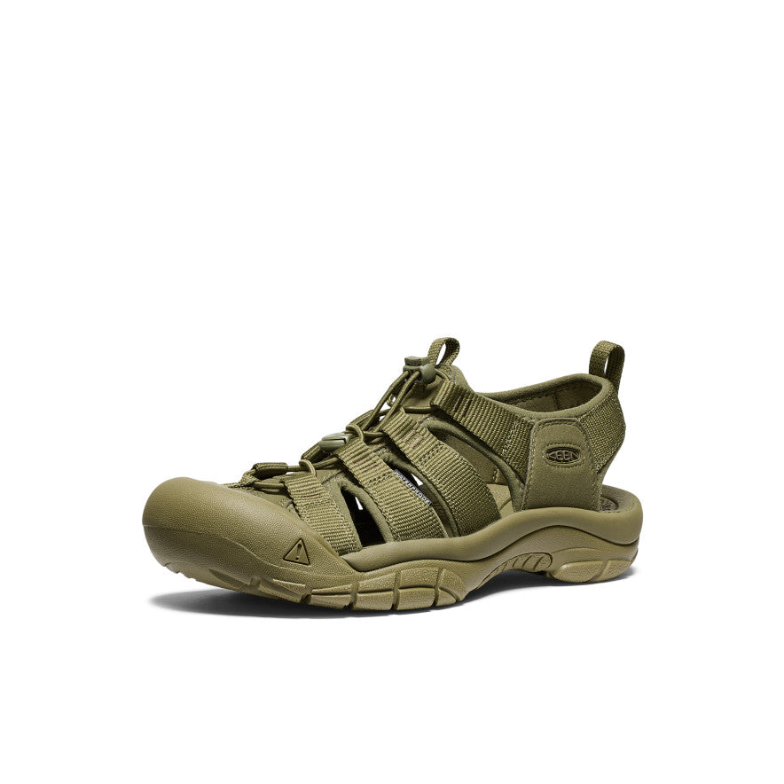 Men's Newport H2 Sandals - Comfortable Waterproof Hiking & Outdoor Adventure Shoes for Men - Monochrome/Olive Drab - Perfect for Beach, Camping, and Travel