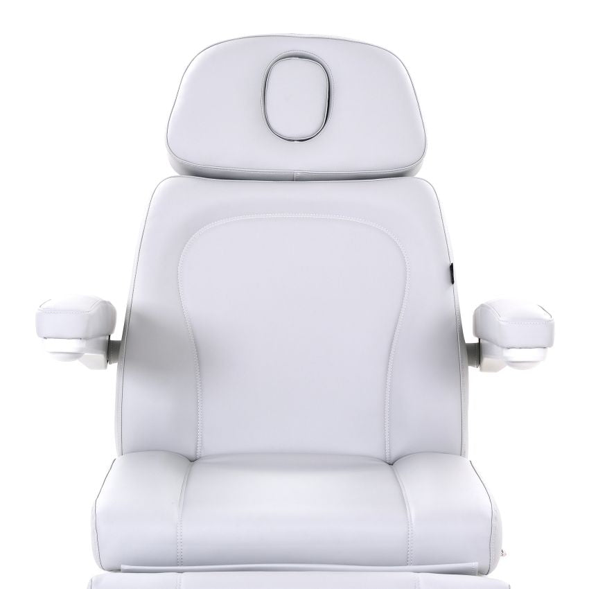 SilverFox 2246BN Electric 4-Motor Beauty Bed with Hand Remote & Position Memory - Professional Esthetician Massage Table for Spa, Salon, and Skin Care Treatments