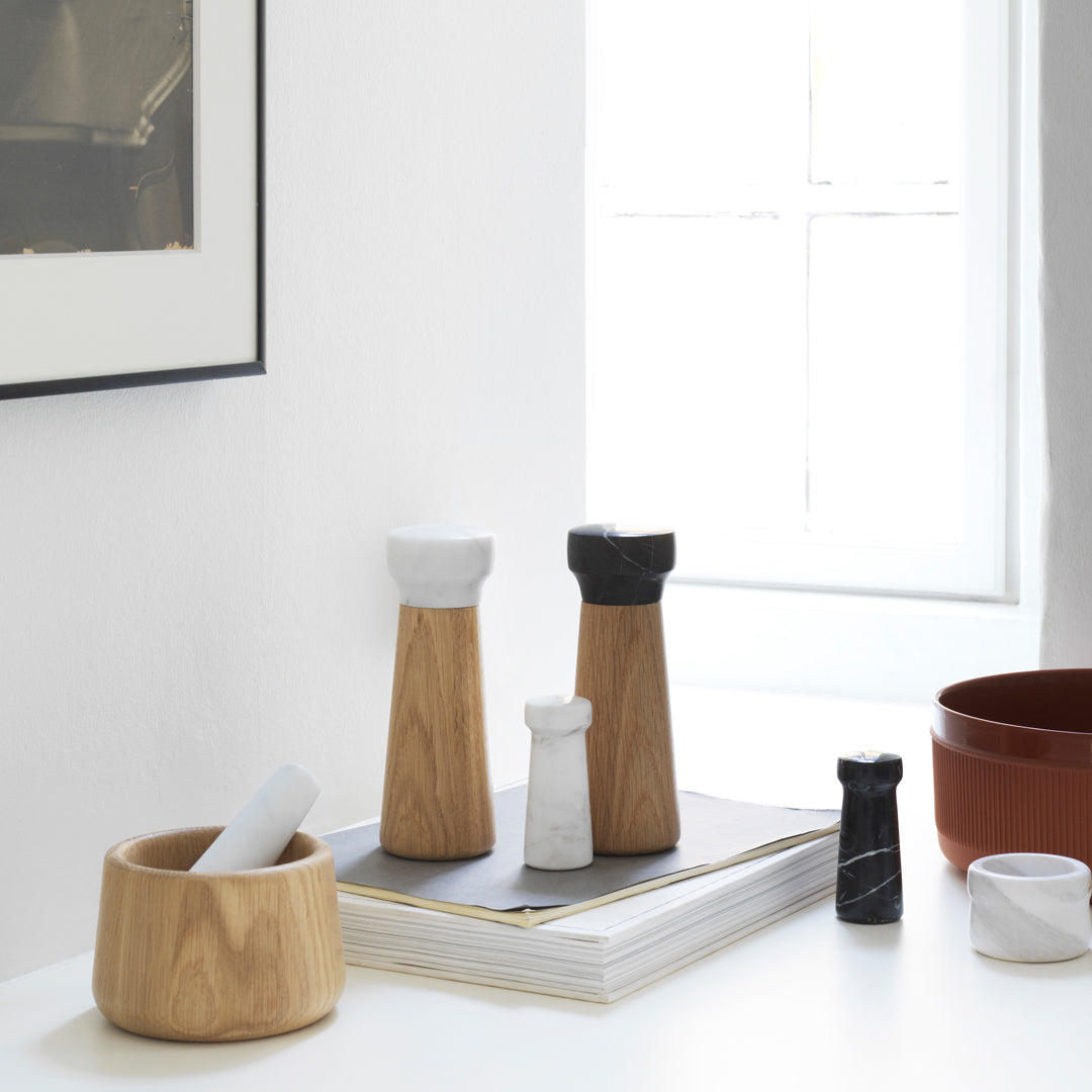 Premium Handcrafted Salt Grinder Set of 4 - Adjustable Ceramic Mill for Gourmet Cooking, Seasoning & Tabletop Use - Perfect for Kitchen, Dining & Gifting