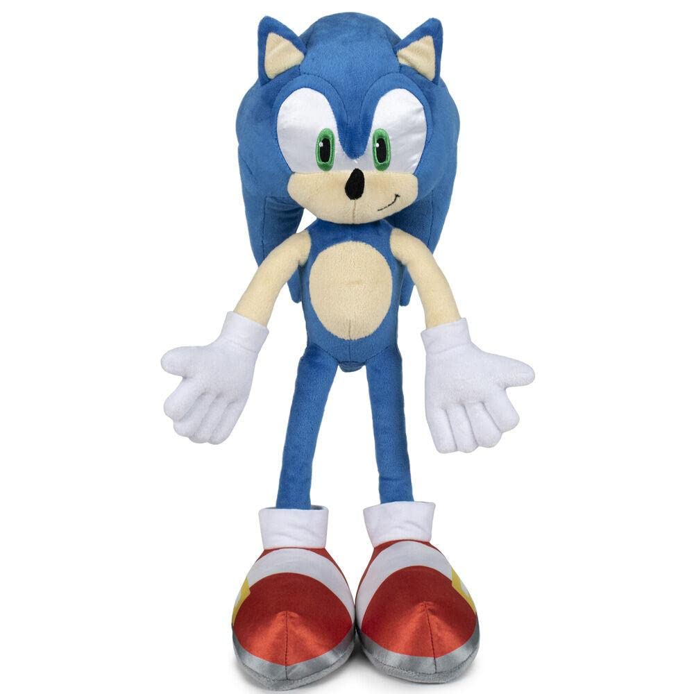 Sonic the Hedgehog Plush Toy - 30cm Soft Stuffed Animal for Kids & Collectors - Perfect for Gifts, Bedroom Decor, and Playtime Fun