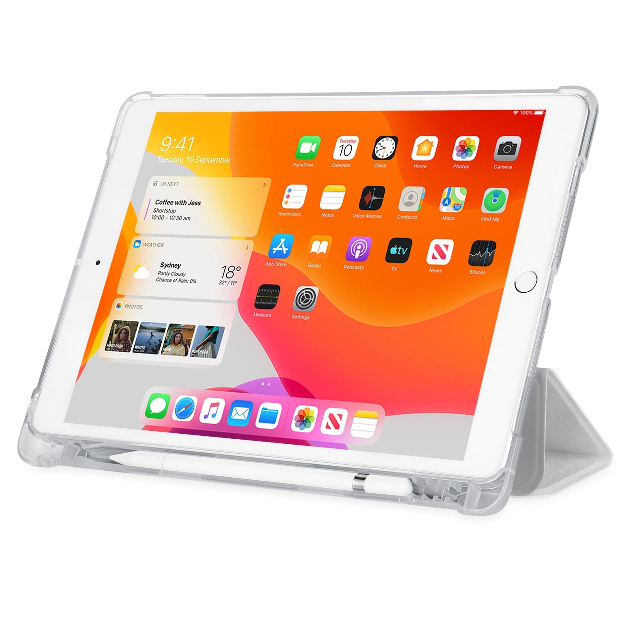 iPad See-Through Case - Signature Series with Occupation 37 - Slim Protective Cover for iPad Pro/Air/Mini - Perfect for Work, School & Travel