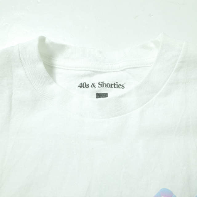 40s & Shorties M-Leg Open Cotton T-Shirt for Women - Casual Comfort Fit Tee for Everyday Wear, Lounge, and Street Style