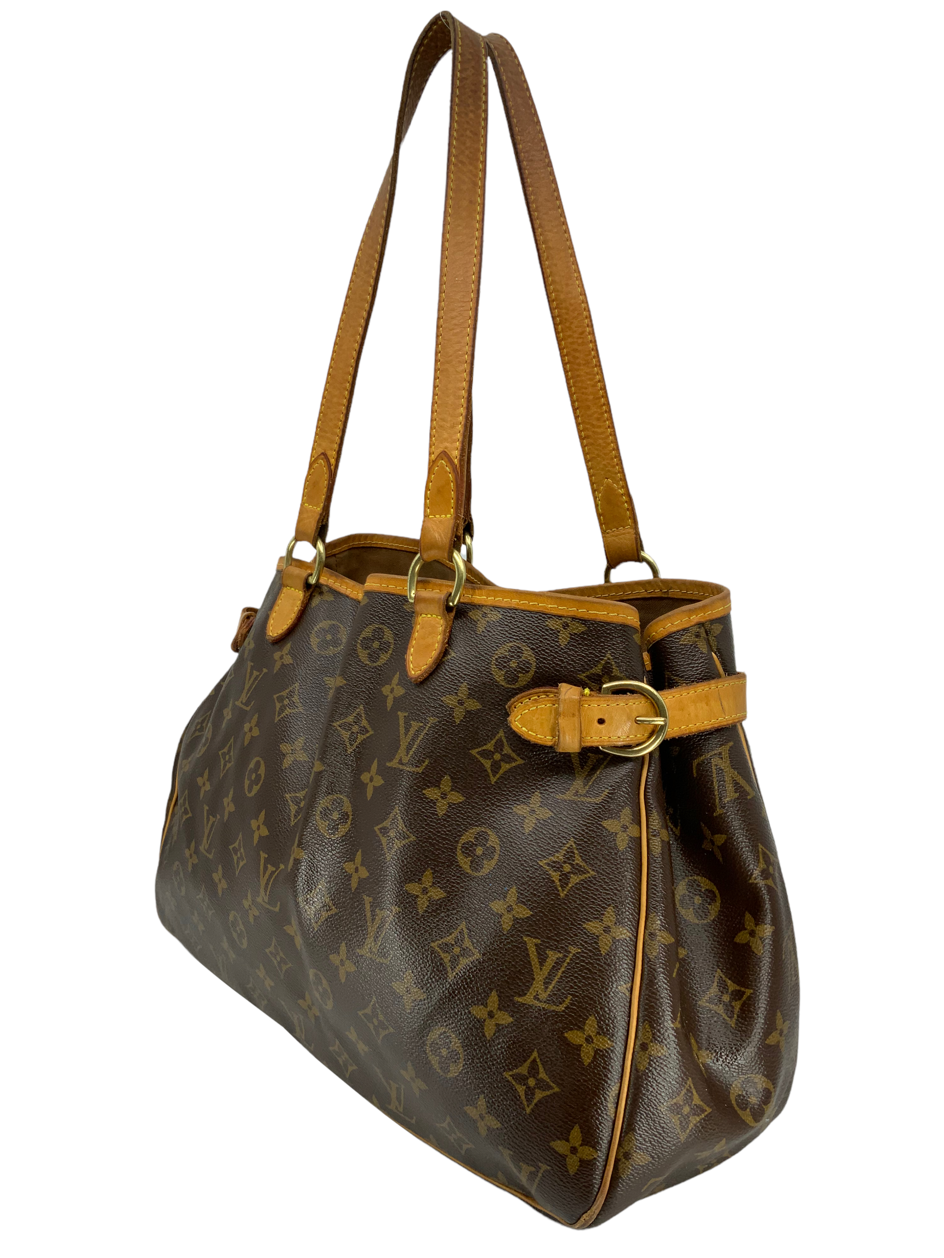 Authentic Louis Vuitton Monogram Batignolles Horizontal Shoulder Bag - Luxury Leather Crossbody Purse for Women | Perfect for Work, Travel & Everyday Use