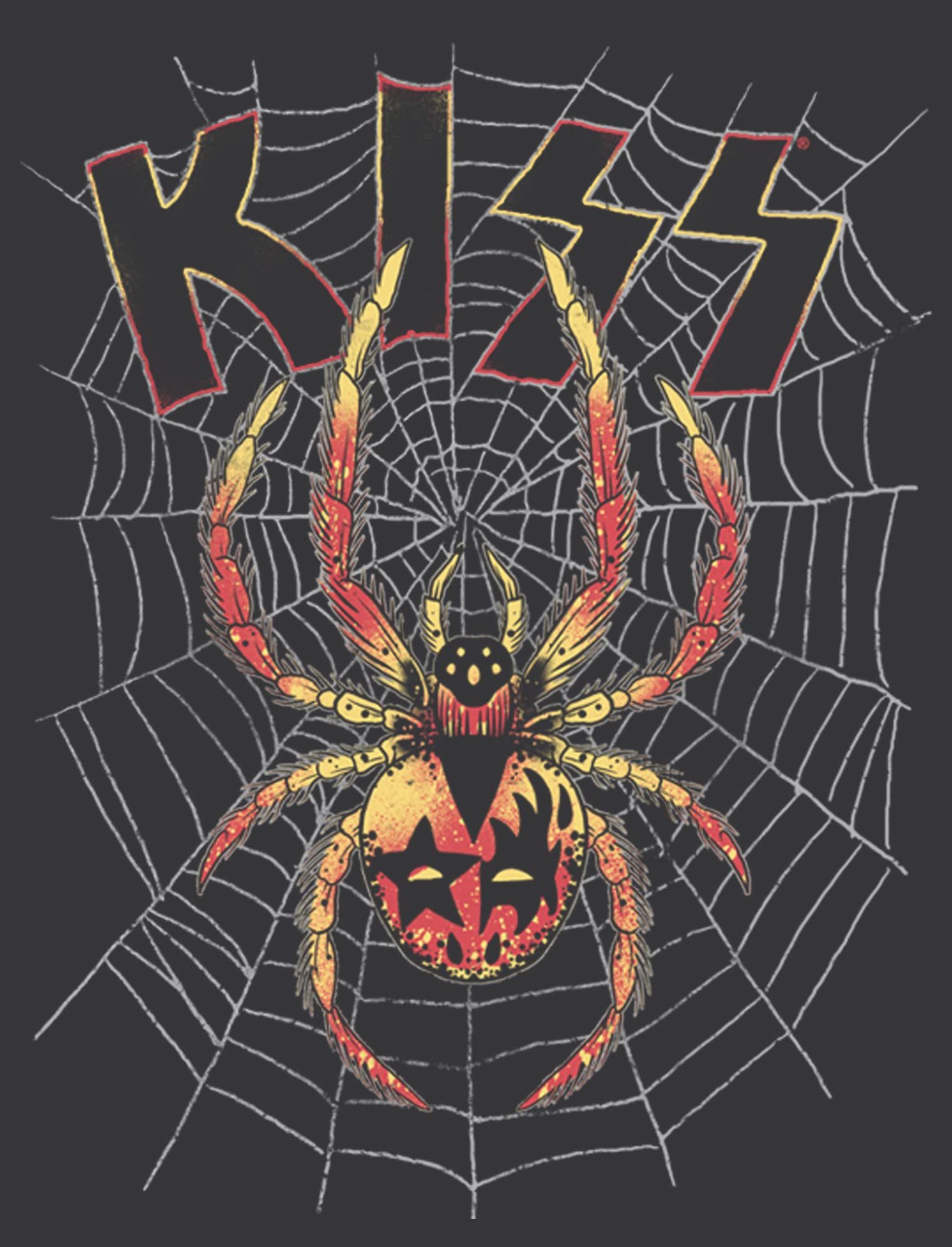 Kiss Spider Women's Racerback Tank Top - Gym & Summer Wear
