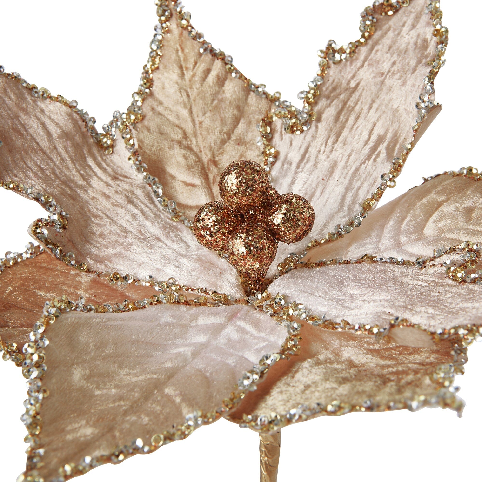 Velvet Flower Copper Artificial Plants - Realistic Home Decor for Living Room, Bedroom, Office & Wedding Centerpieces