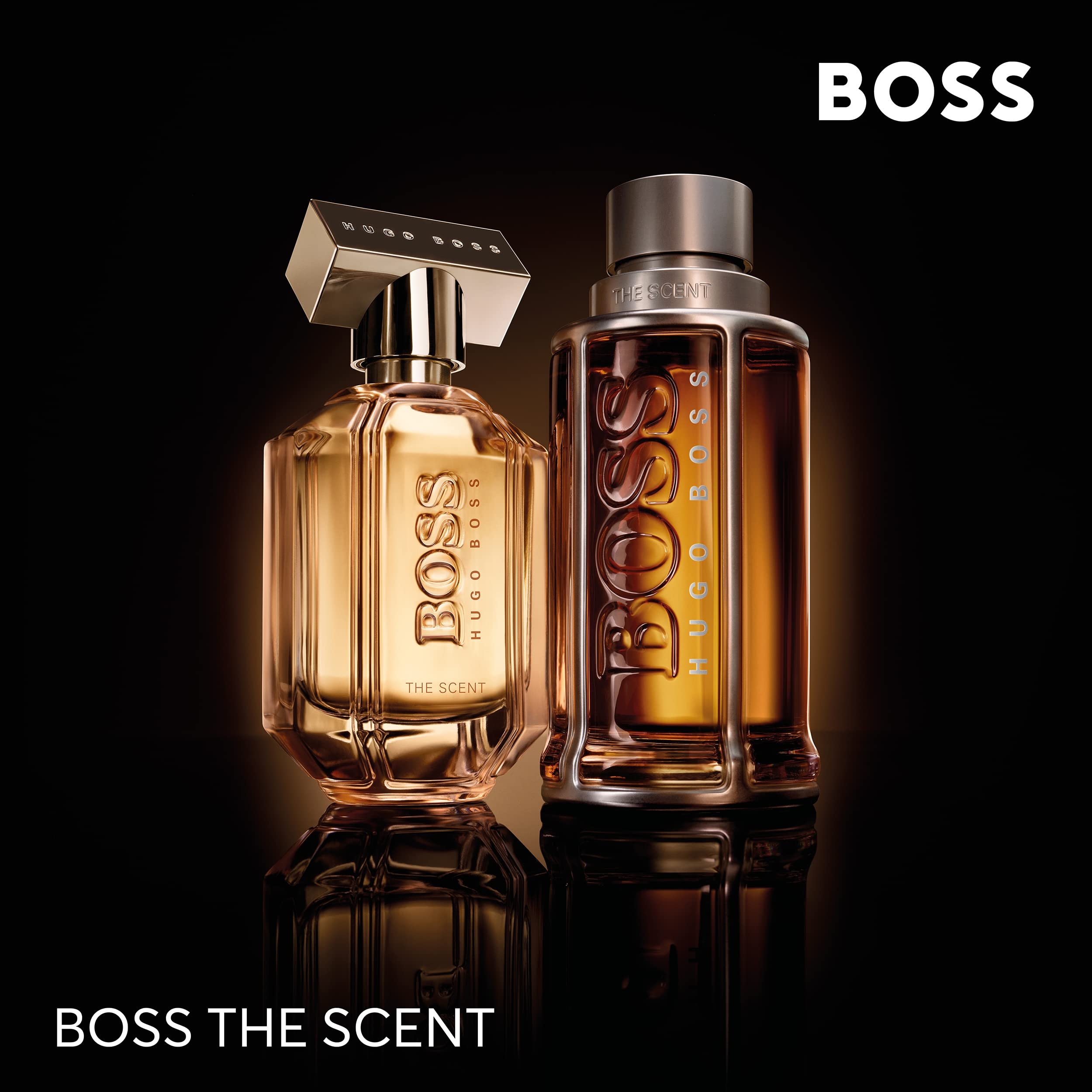 Hugo Boss The Scent Eau de Toilette for Men - Amber Cologne with Ginger, Manika Fruit & Leather Notes - Long Lasting Fragrance - Perfect for Date Night, Office & Special Occasions