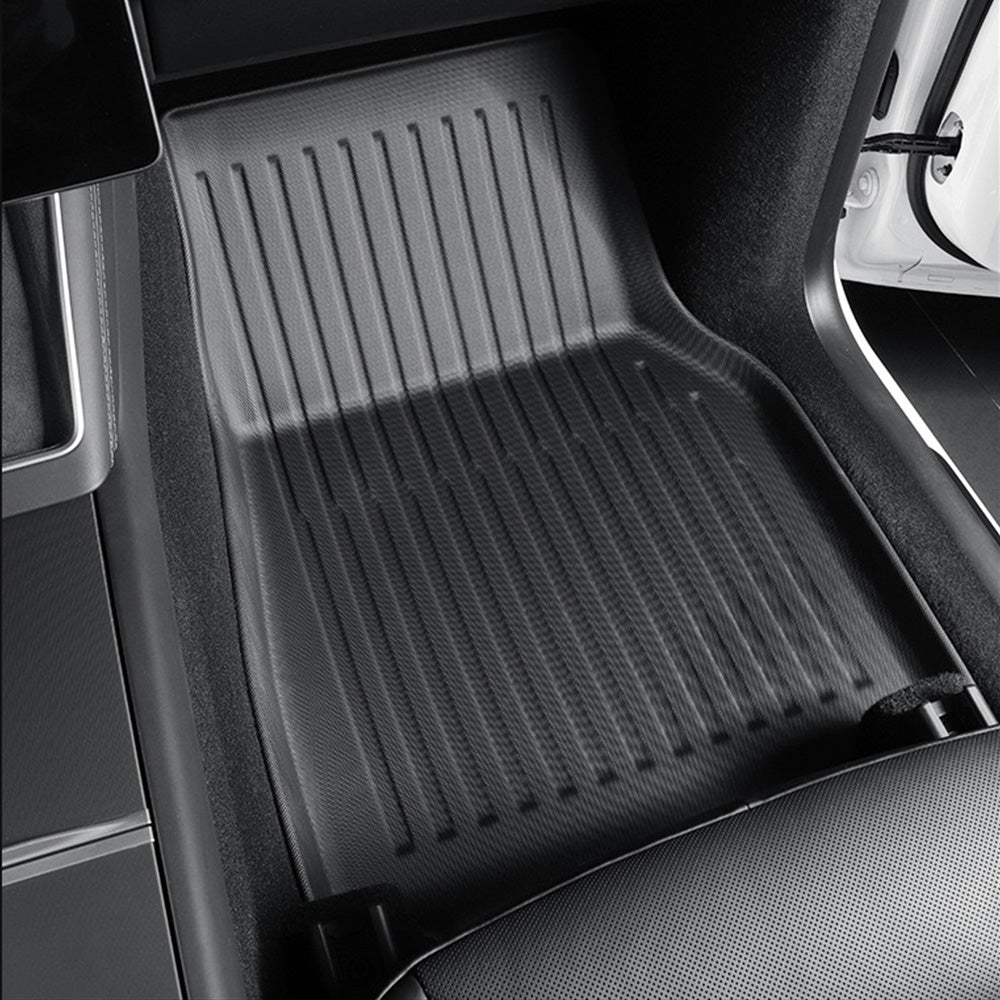 Premium All-Weather Floor Mats for Tesla Model Y Juniper 2025+ | Custom Fit Car Mats | Waterproof & Durable Protection for Mud, Snow & Spills | Perfect for Road Trips & Daily Commutes