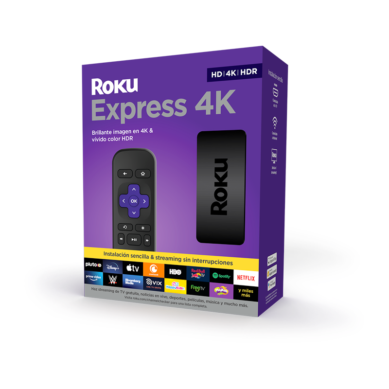 Roku Express 4K HDR Streaming Media Player - Model 3940RW (2021) | Ultra HD, HDR10, Smooth Wireless Streaming | Perfect for Home Theater, Living Room & Bedroom Entertainment
