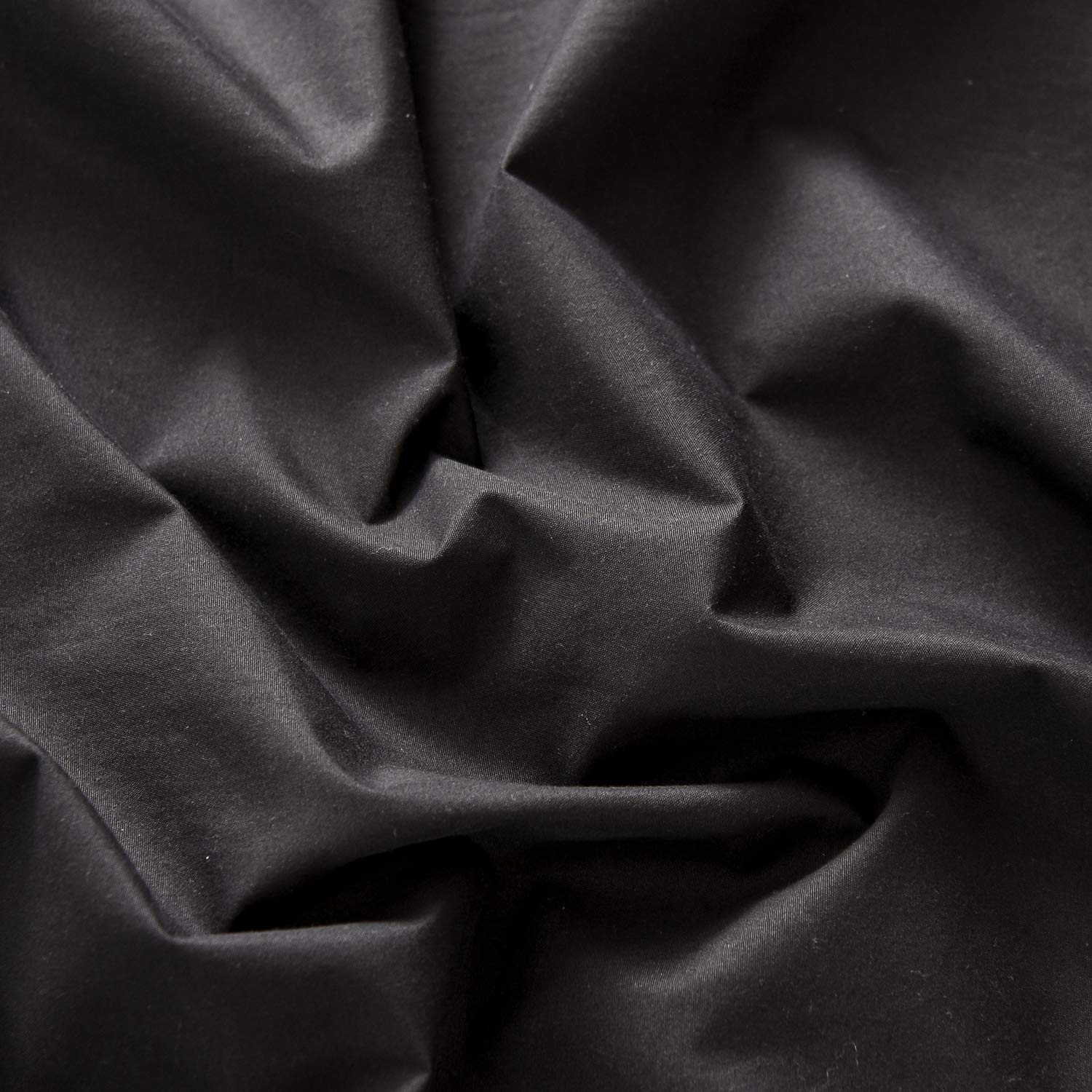 Black Waterproof Fitted Sheet Full Size - Deep Pocket Brushed Microfiber Mattress Protector (54