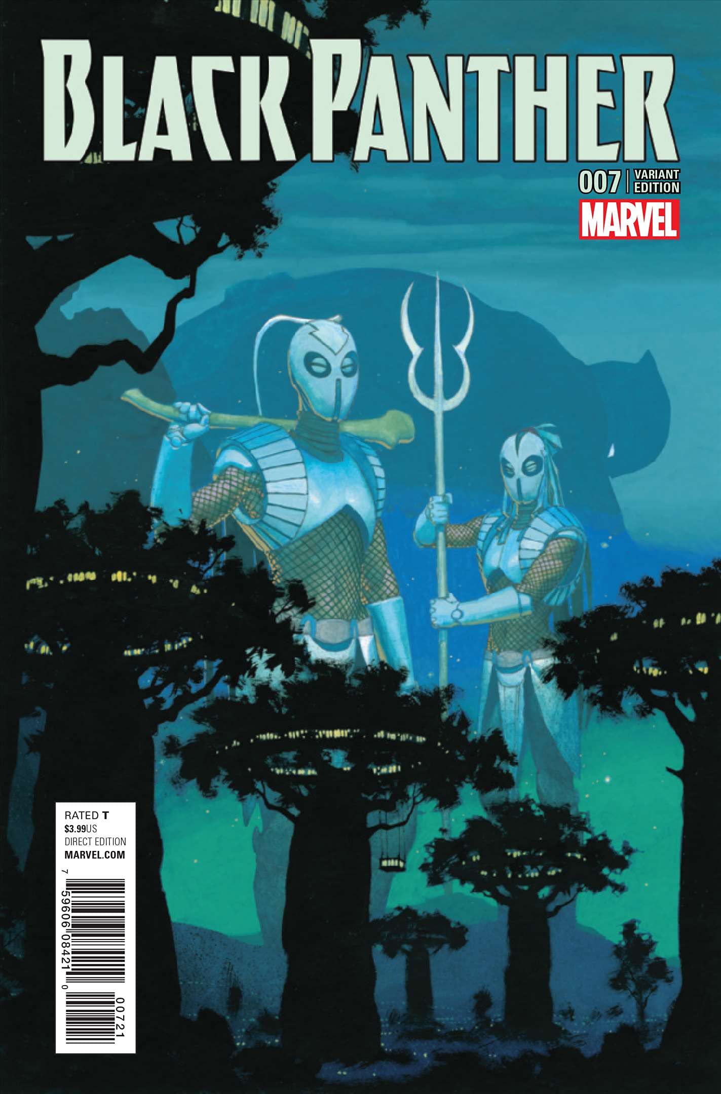 Black Panther (5th Series) #7C VF/NM Marvel Comic Book - Ribic Variant Cover | Collectible Superhero Comics for Marvel Fans & Comic Book Enthusiasts