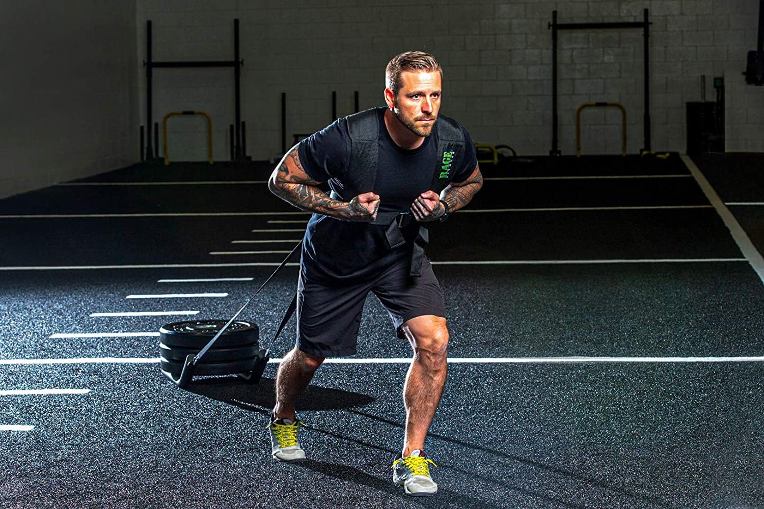 Best Weight Sled for Speed Training - Heavy Duty Pull Sled Workout Equipment for Strength & Athletic Performance - Fits Standard 2