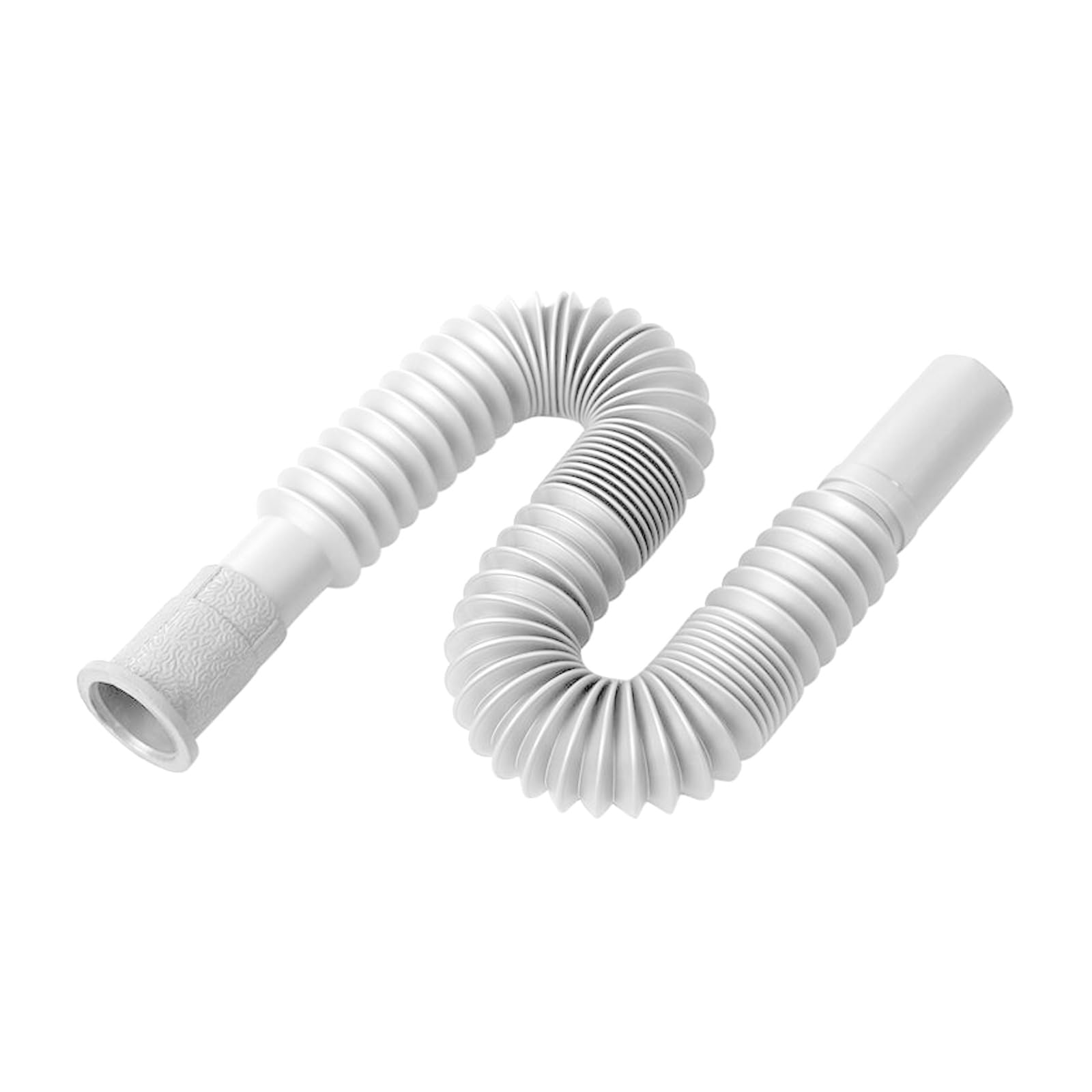 1-1/4 Inch Flexible Expandable Drain Pipe Tube S Trap - Universal Plastic Angle Extension for Kitchen & Bathroom Sink, Sewer Drain, Wash Basin - Perfect for Home Plumbing Repairs and DIY Installations