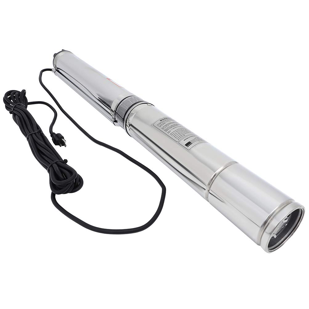 ECCPP Superior 2 HP 220V 42GPM 440ft Deep Well Submersible Water Pump with Nozzle - Ideal for Residential Water Supply, Irrigation & Farm Use