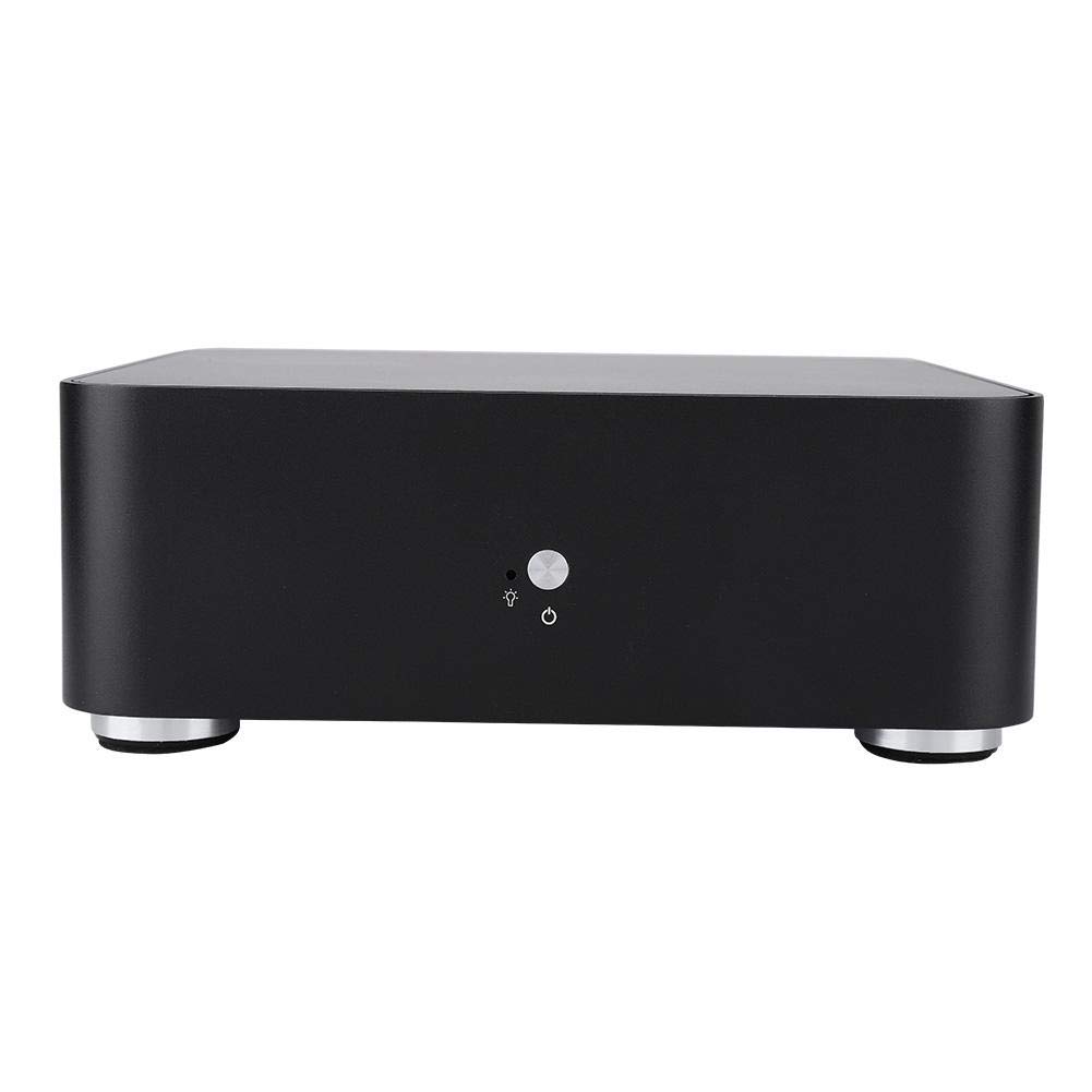 Compact Aluminum Alloy Mini ITX PC Case - High Heat Dissipation Design for Mini-ITX Motherboards & 3.5