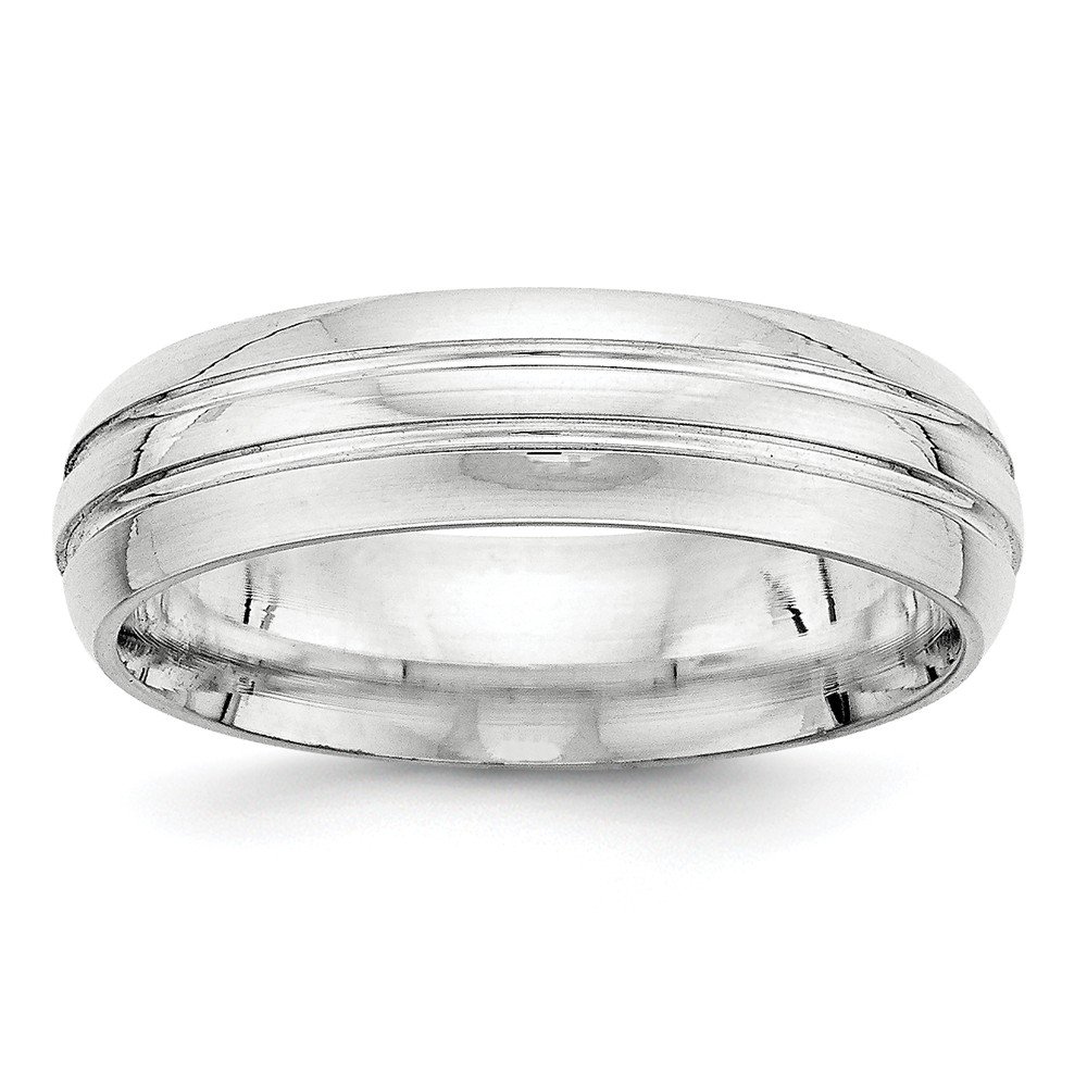 6mm Solid 925 Sterling Silver Wedding Band Ring for Women & Men - Perfect for Engagement, Anniversary, and Everyday Wear
