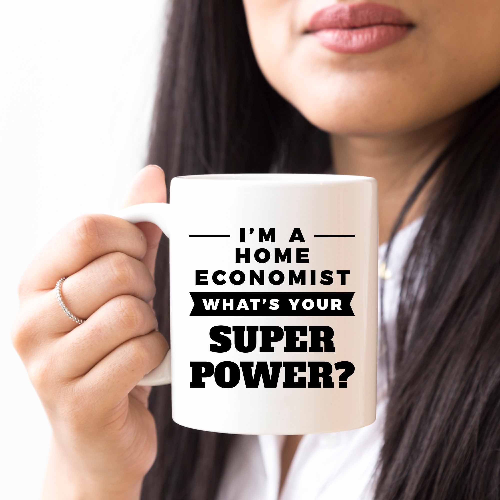 YouNique Designs 11oz Funny Home Economist Coffee Mug - Perfect Gift for Economists, Teachers & Coffee Lovers - Ideal for Office, Home & Classroom Use