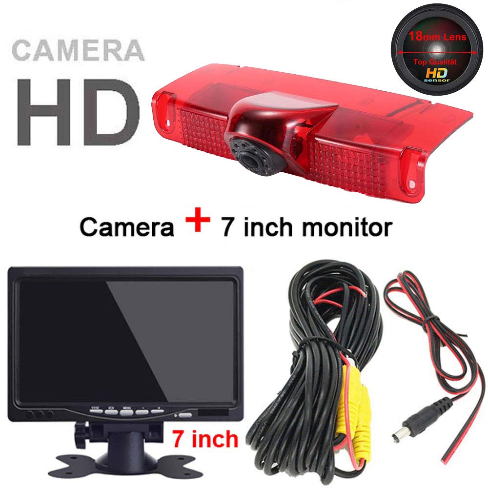 HD Roof Top Mount Brake Lamp Camera with 7