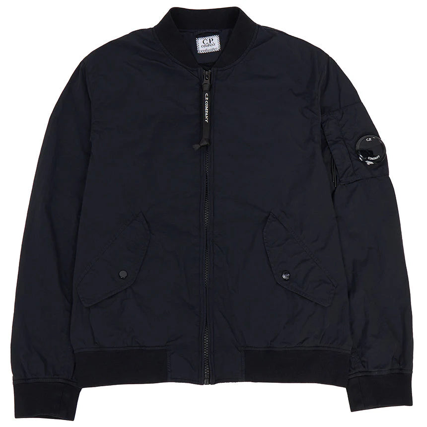 CP Company Junior Chrome R Bomber Jacket for Kids - Stylish Waterproof Windbreaker for Boys & Girls - Perfect for School, Outdoor Activities & Travel