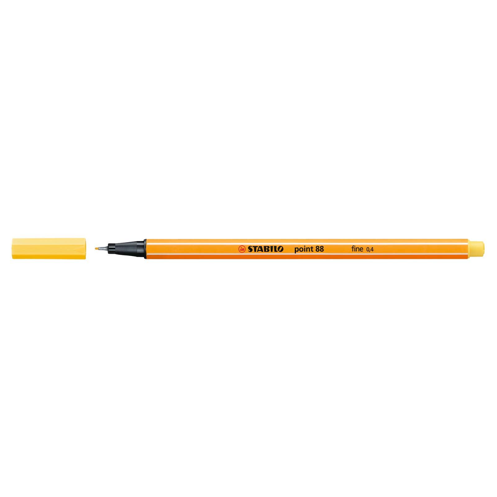 STABILO Point 88 Fineliner Pens - 0.4mm Fine Tip, Assorted Colors Including Yellow - Perfect for Journaling, Note Taking, Coloring & Art Projects