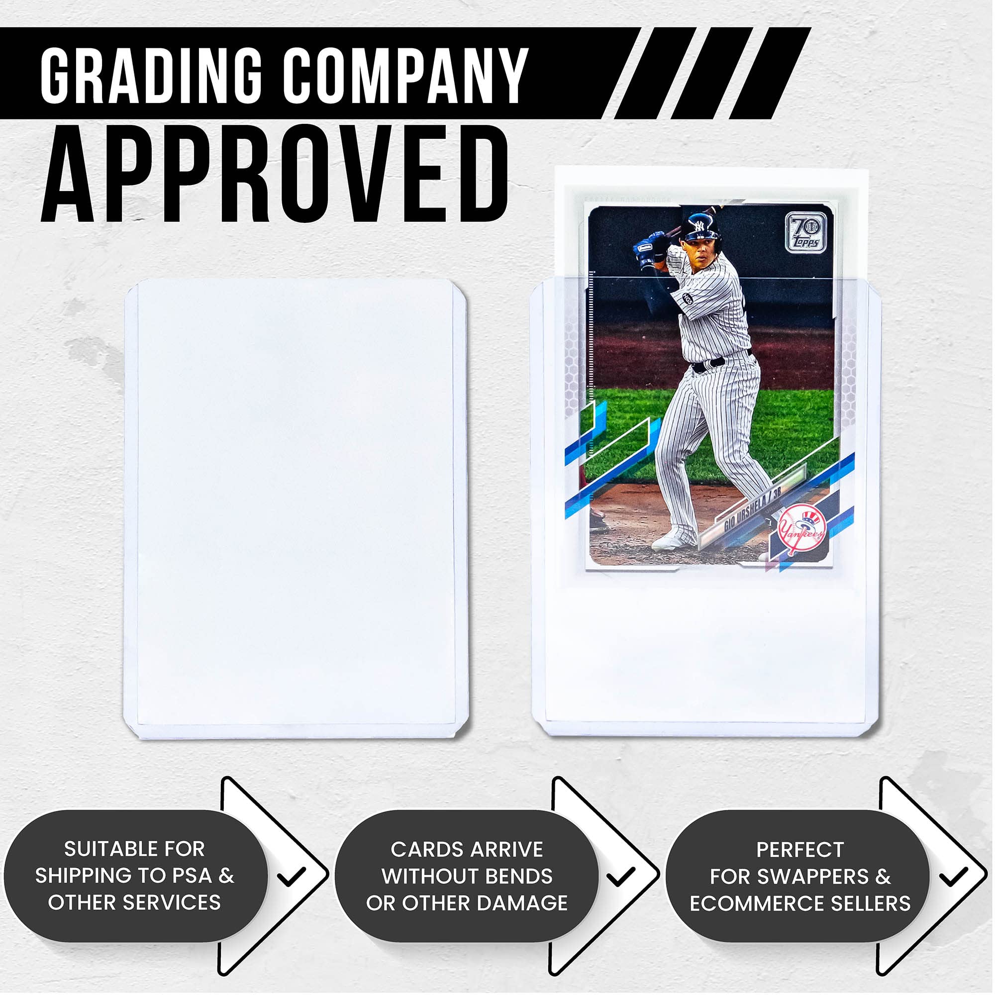 Premium Clear Plastic Toploader Card Protectors for Pokemon, Yu-Gi-Oh, MTG & Sports Cards - 100-Pack Trading Card Sleeves with Acid-Free Protection | Perfect for Collectors, Grading & Display Cases