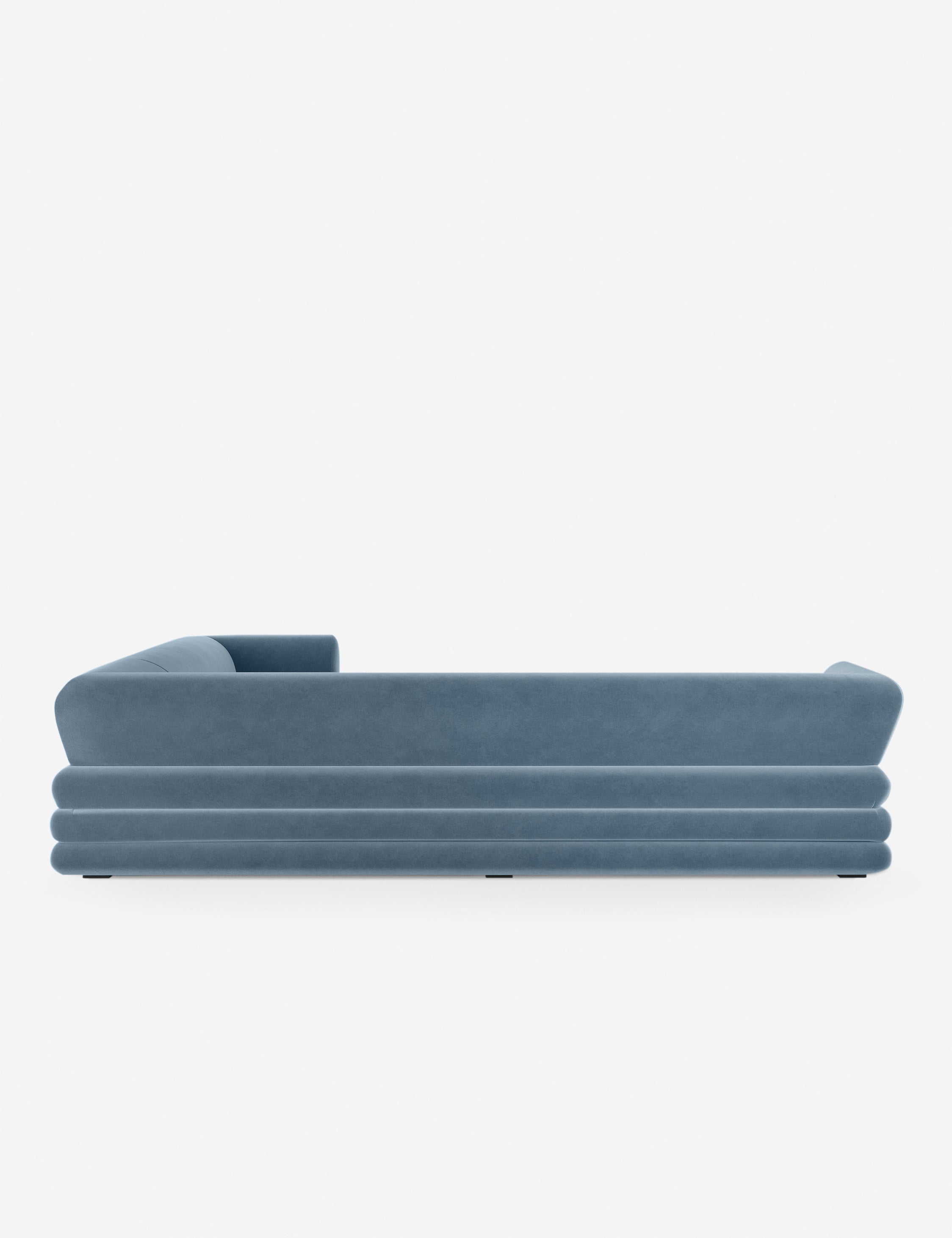 Babs Corner Sectional Sofa by Sarah Sherman Samuel - Modern L-Shaped Couch for Living Room, Lounge & Family Room - Comfortable Fabric Upholstery with Reversible Chaise
