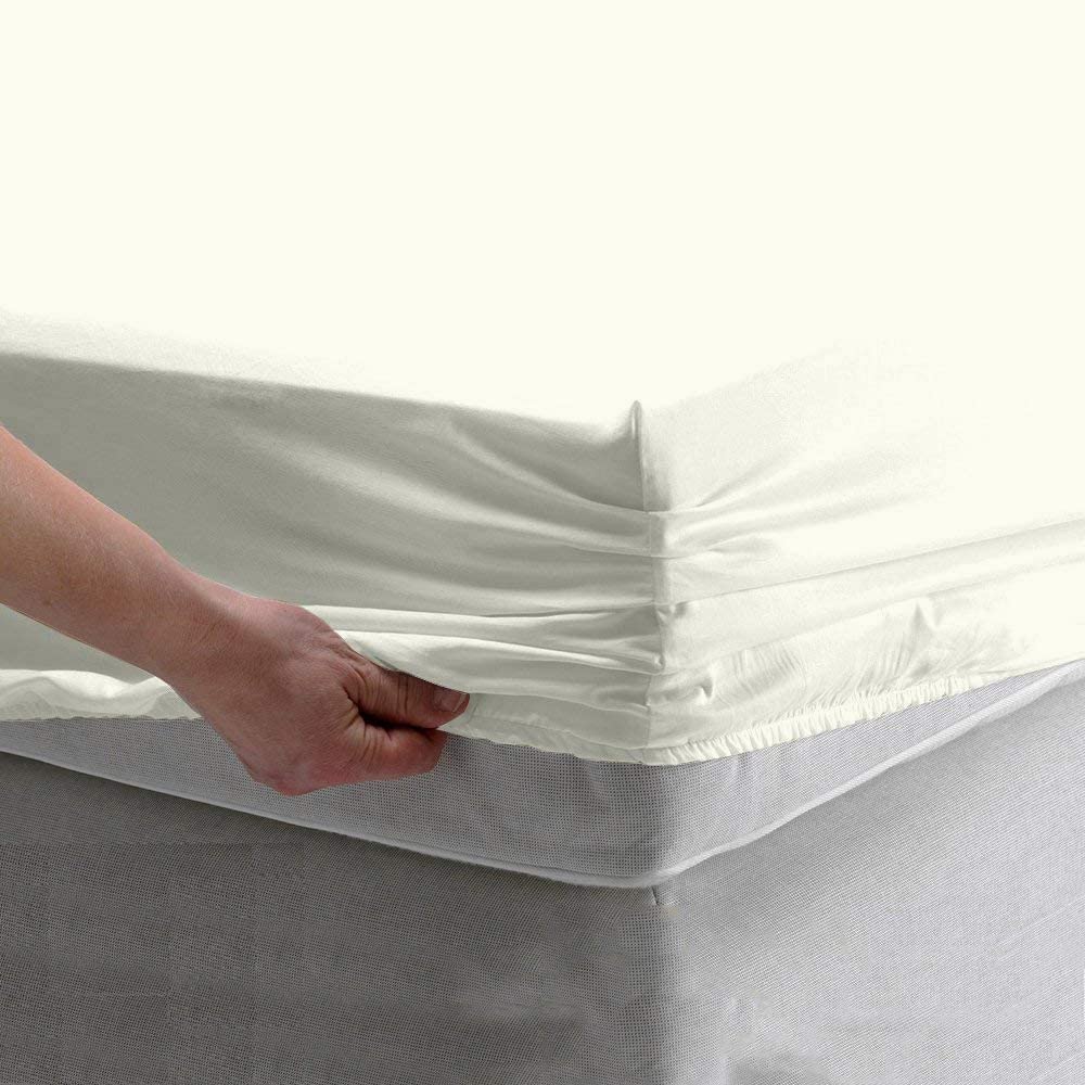 Premium Giza Cotton Fitted Sheet - Short Queen Size (15