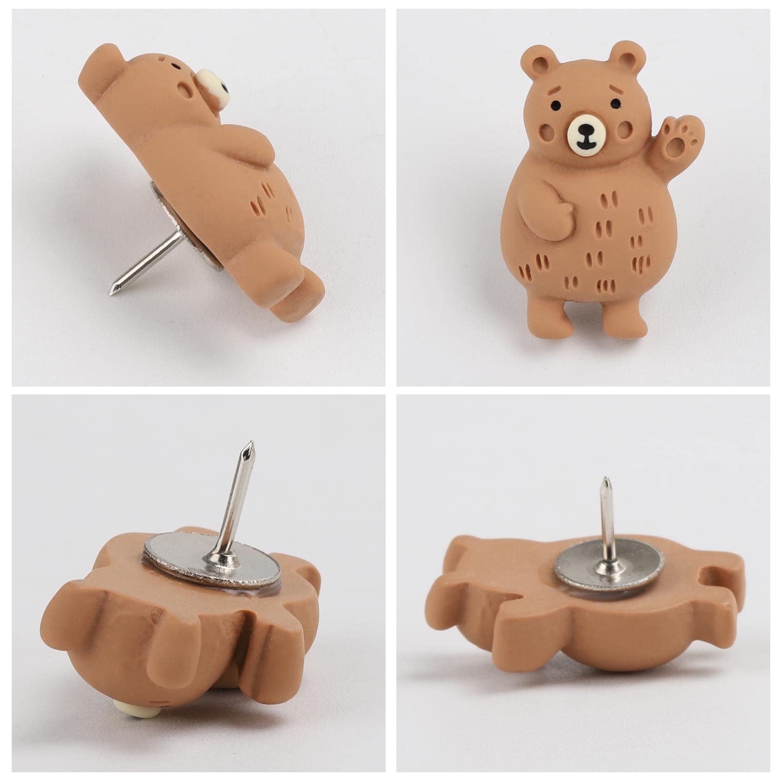 Cute Animal Push Pins 30Pcs for Cork Board - Office & Home Decor