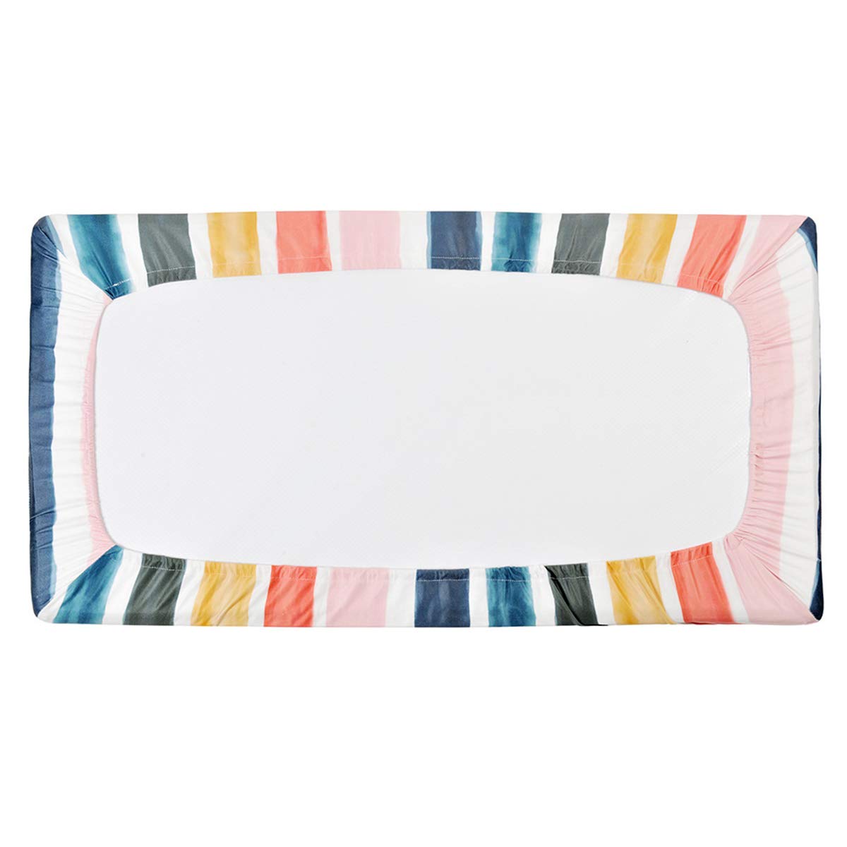SOONHUA Waterproof Non-Slip Baby Changing Pad - Soft Breathable Nursery Changing Mat with Fitted Sheet for Newborns & Infants - Perfect for Diaper Changes at Home, Travel & Daycare